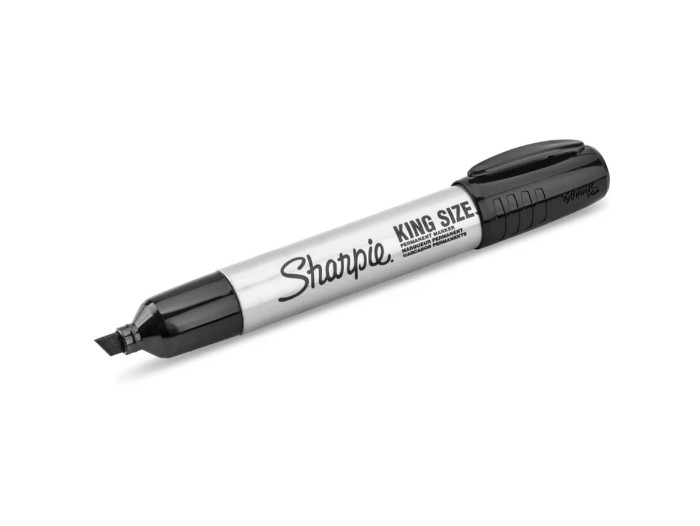 Marcador Sharpie King Cincel Permanente Negro 