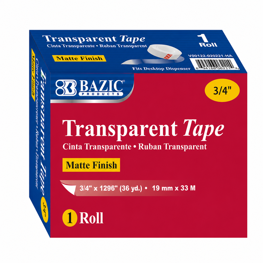 Tape 3/4"X36Y Invis Bazic #5910