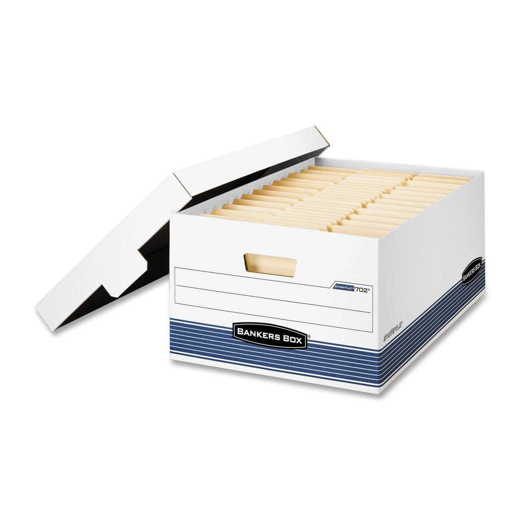 Caja Para Archivo Fellowes De Carton Oficio C/Tapa