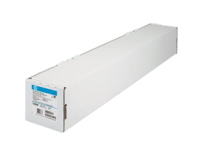 Rollo Papel Bond Hp Hp #24 Inkjet 24" X 150' Brilloso Blanco 