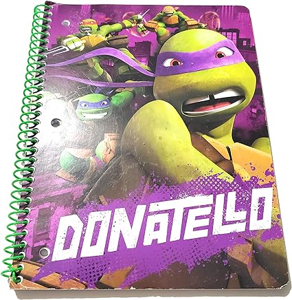 Cuaderno Profesional Norma Espiral Raya "Tortugas Ninja" 100 Hojas