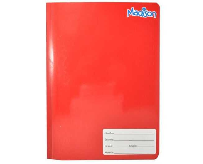 Cuaderno Profesional Norma Cosido Cuadro 7Mm Madison 100 Hojas