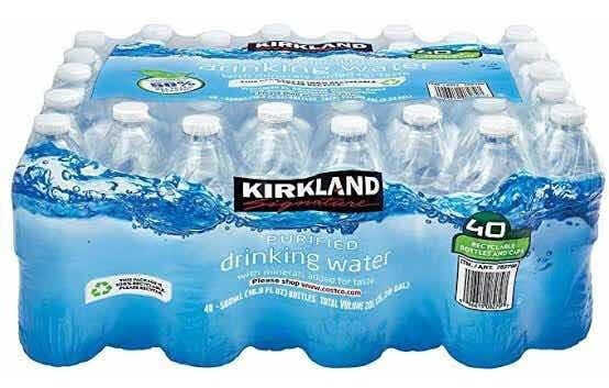 Agua Purificada Kirkland Embotellada 500Ml Paquete C/40Pz