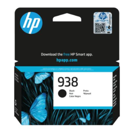 Tinta Hp Original 938 Rendimiento 1250 Páginas Color Negro