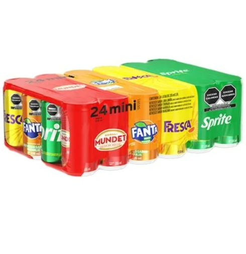 Refresco Coca-Cola Varios Sabores C/24 Pz 235Ml C/U
