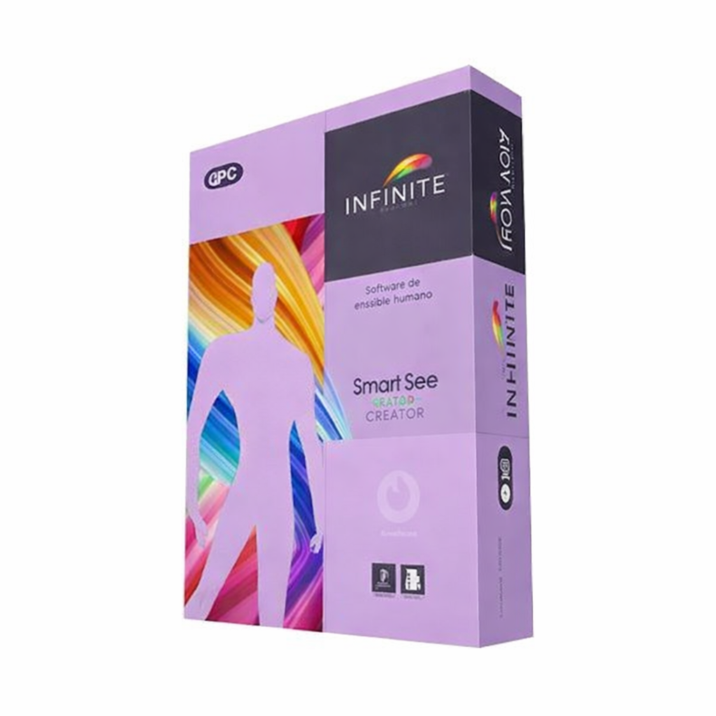 Papel Bond Paperline T/C 80Gr Morado Lavanda 500 Hojas