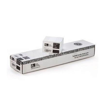 Tarjeta De Identificacion Zebra Pvc Blanca 30Mil C/100Pz