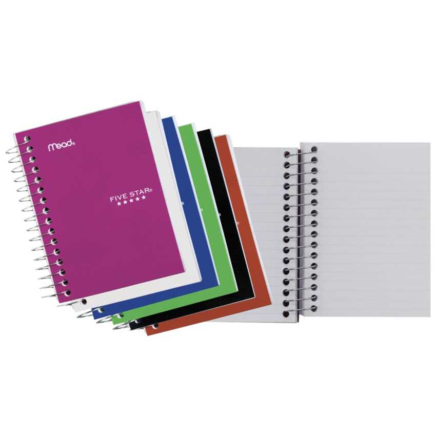 Cuaderno Memo Fivestar Espiral Raya 4X5-1/2" 200 Hojas