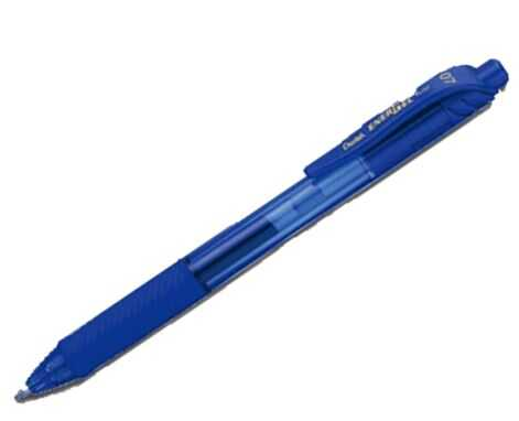 Energel-X Retractable Gel Pen, 0.7 Mm Blue Ink/Ba