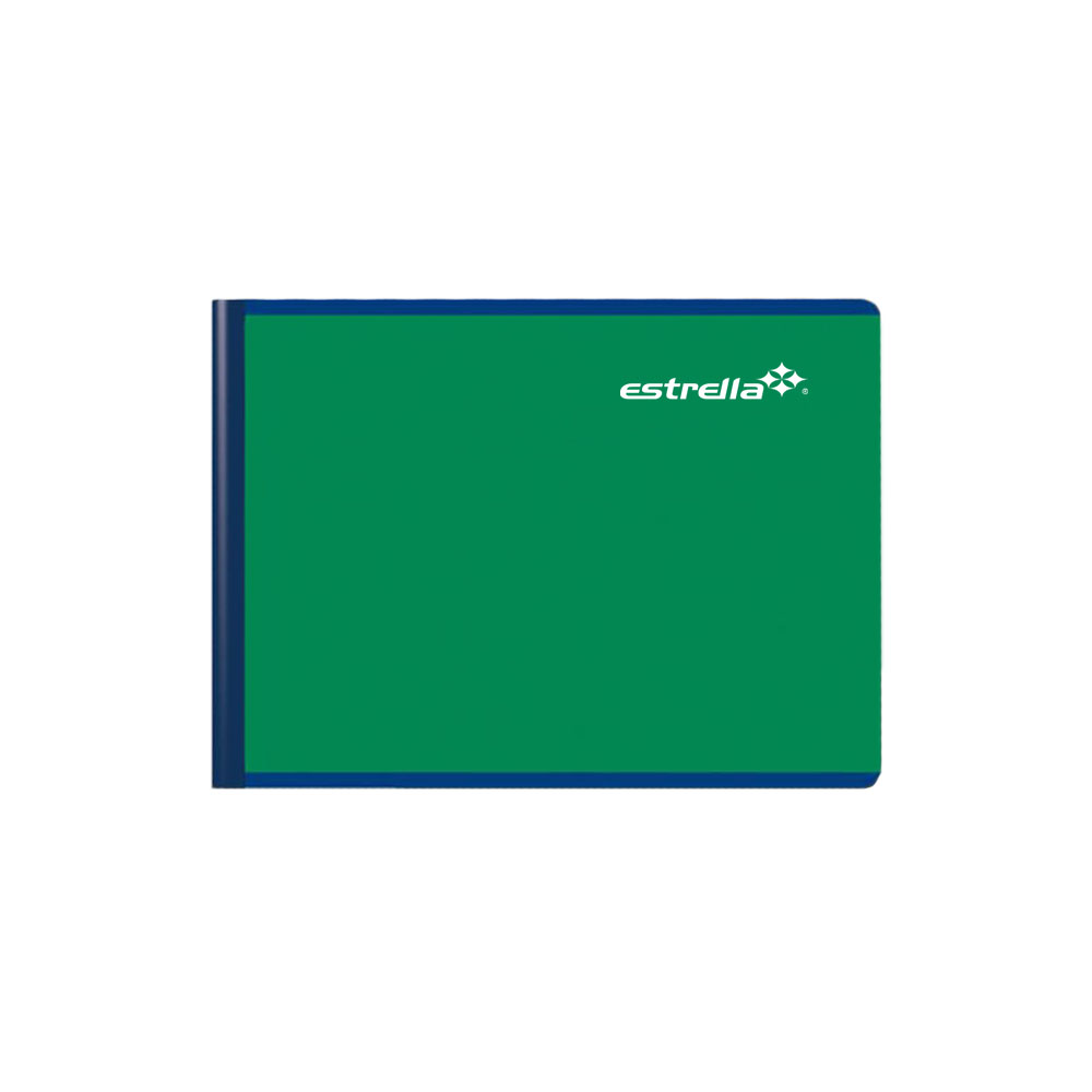 Cuaderno Italiano Estrella Cosido Cuadro 7Mm 100 Hojas