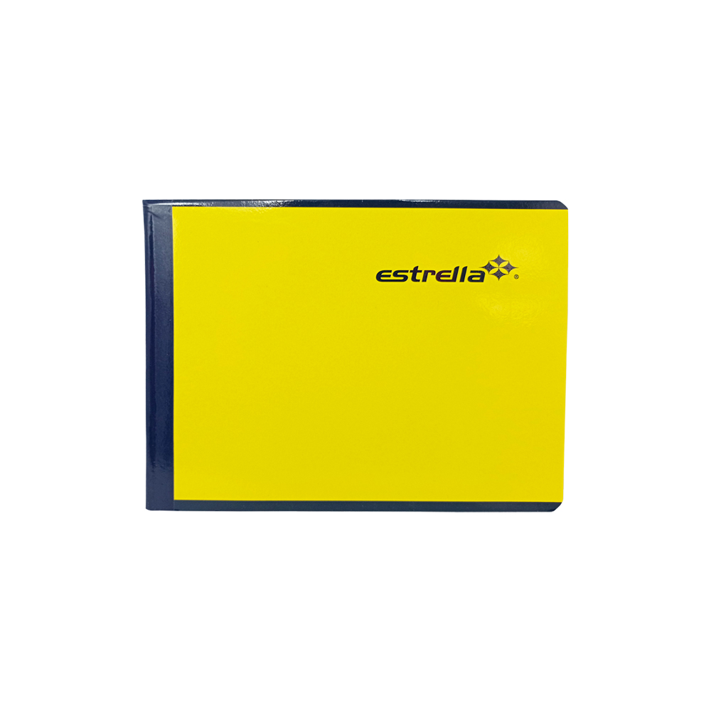 Cuaderno Italiano Estrella Cosido Doble Raya 100 Hojas