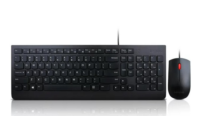 Kit Teclado Y Mouse LOGITECH ESSENTIAL Alámbrico ESPAÑOL Negro