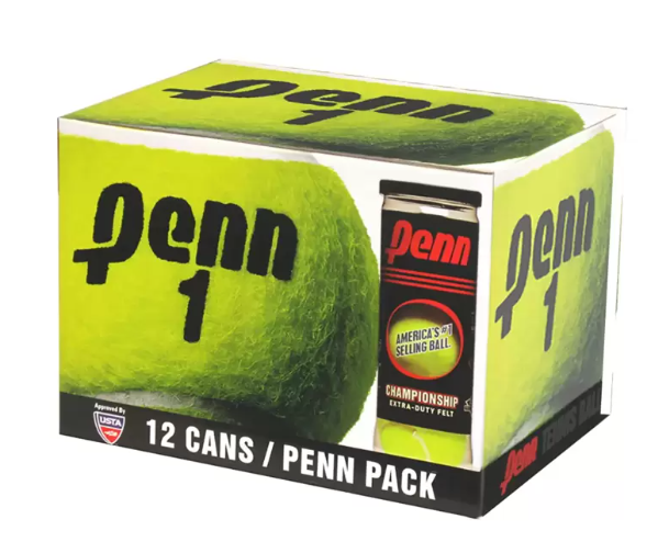 Penn Championship Extra Duty Tennis Balls (12 cans, 36 balls)