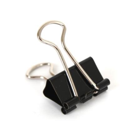 Broche Binder Clip Nextep Chico 3/4 Ancho 3/8 Capacidad C/12Pz