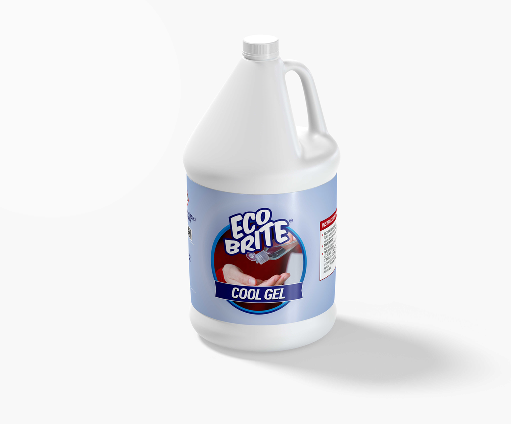 Gel Sanitizante Antibacterial Ecobrite Cool Gel 80% 3.78Lts 