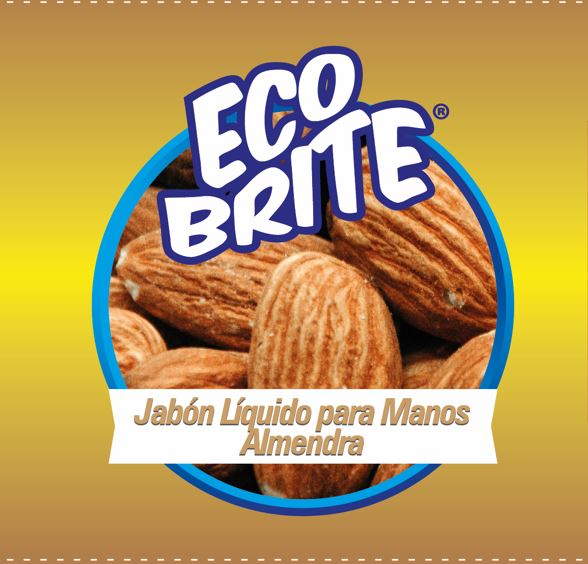 Jabon Liquido Para Manos Ecobrite Almendra 3.78Lts