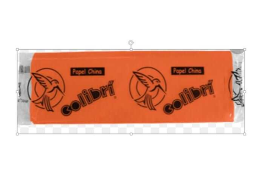 [COLCHI1201] Papel China Mandarin Colibri C/100Pz