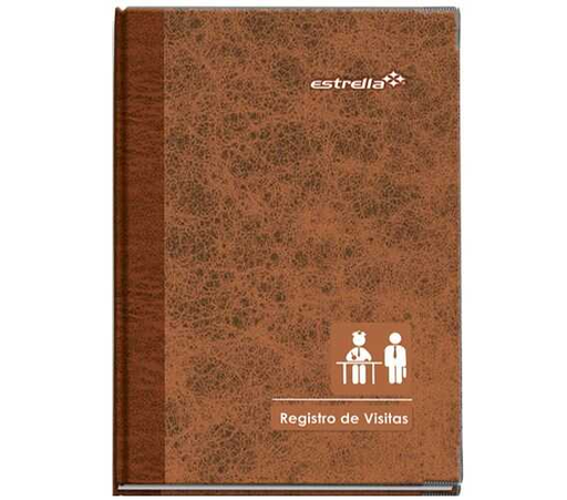 [EST00121] Libro Estrella Registro De Visitas 96 Hojas 