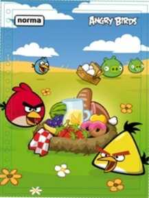 [NRM581010] Cuaderno Profesional Norma Espiral Raya "Angry Birds" 100 Hojas