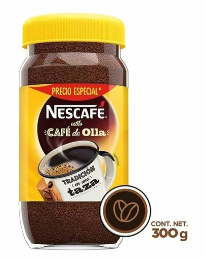 [NES65650] Café De Olla Nescafe Soluble 300Gr