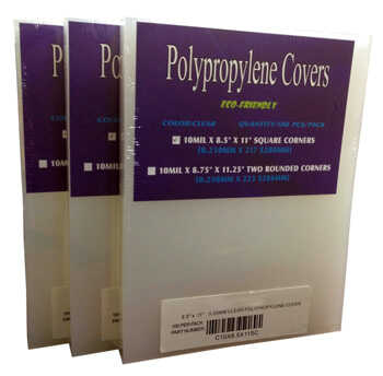 [TPI10CLALI] Binding Covers Clear 100/
