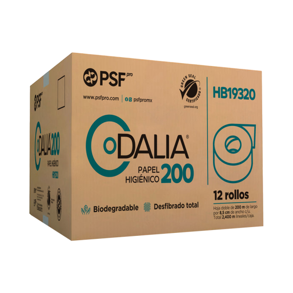 Papel Higienico Fapsa Blanco Hd Dalia 200M C/ 12 Rollos