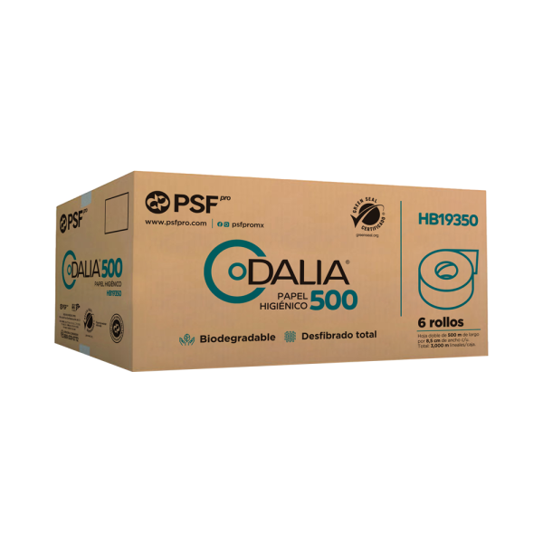 Papel Higienico Fapsa Blanco Hd Dalia 500M C/ 6 Rollos