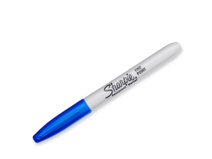 Marcador Sharpie Fino Sanford Azul 