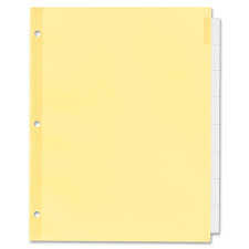 Dividers 8-1/2X11 8Tab Clear Buff Body