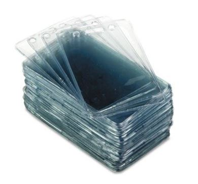 Portagafete Vinil Vertical 2 3/8 X 3 3/8 C/50Pz