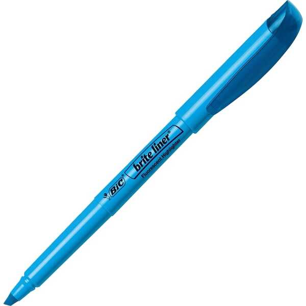 Marcador Bic Briteliner Fluorescente Azul 