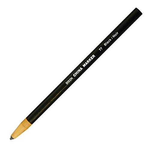 Marcador Dixon Cera Chinamarker Phano Mx Negro C/10Pz