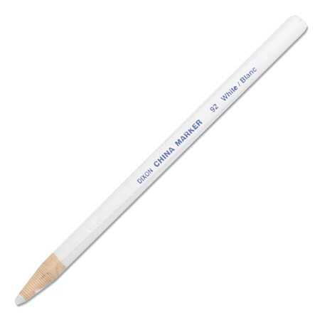 Marcador Dixon Cera Chinamarker Phano Mx Blanco C/10Pz