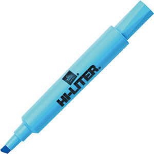 Marcador Avery Hi-Liter Fluorescente Azul 