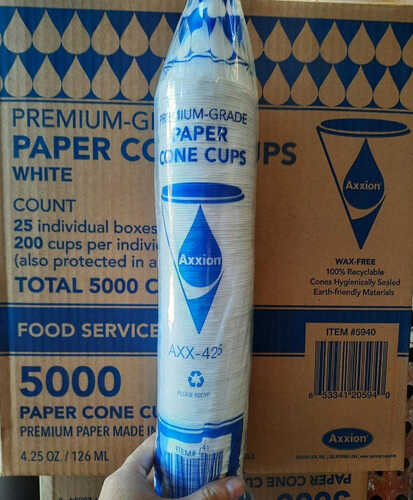 Cono Para Agua Axxion 42Rs 4.25 Oz,126 Ml C/5000Pz