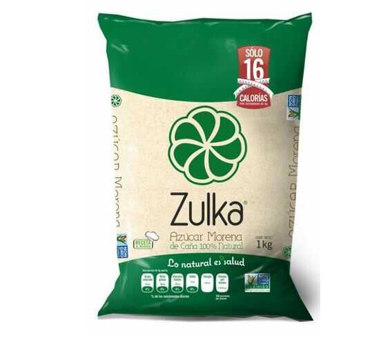 Azucar Morena Zulka 100% De Caña Bolsa 1Kg