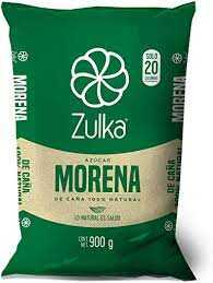 Azucar Morena Zulka 100% De Caña Bolsa 900Gr