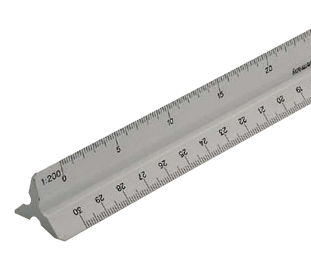Escalimetro Barrilito 6 Escalas 30Cm