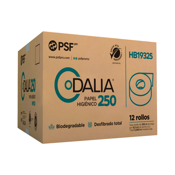 Papel Higienico Fapsa Blanco Hd Dalia 250M C/ 12 Rollos
