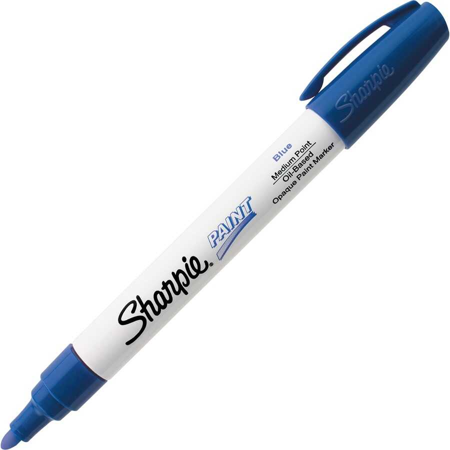Marcador Sharpie Paint Mediano Azul 