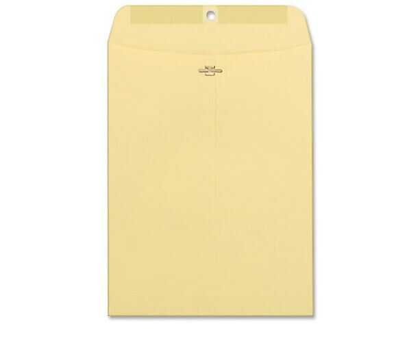 Sobre Manila Business Source T/C 9X12" C/Broche C/100Pz