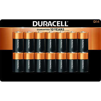 Bateria Duracell Alcalina "D" C/14Pz
