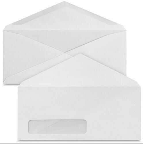 Envelope #10 V-Flap Poly Window