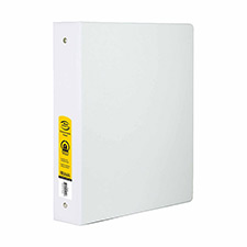 Carpeta Bazic 1" Capacidad C/Mica T/C 3 Aros O Blanca 