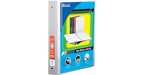 Carpeta Bazic 1/2" Capacidad C/Mica T/C 3 Aros O Blanca 