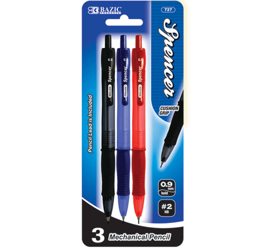 Mechncl Pencl Spencer 3Pk