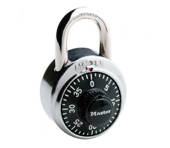 Candado De Combinacion Negro