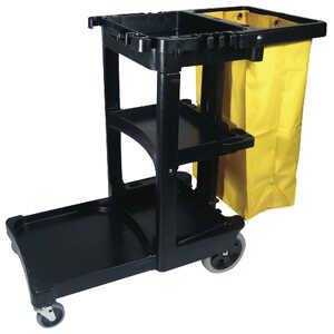Carro De Conserje Rubbermaid C/Bolsa Amarilla