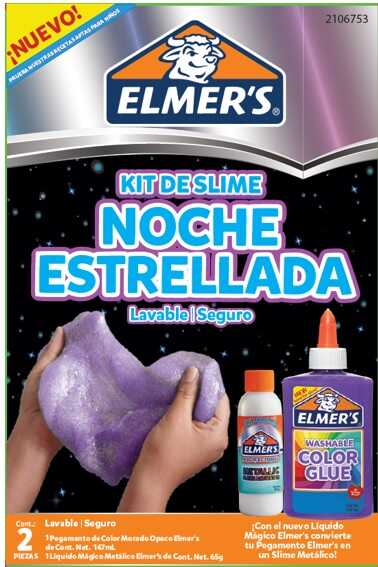 Kit De Slime Elmers Noche Estrellada 