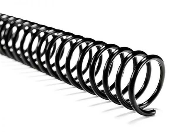 Espiral Plastico Para Encuadernar 11/16"/18Mm Rojo C/100Pz